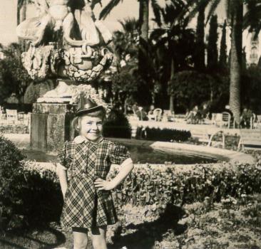 Christine avec son chapeau de carnaval
