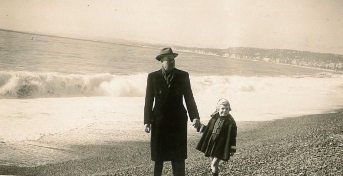 Monsieur BREUILLE et sa fille Christine