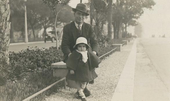 Edouard et sa fille Irène