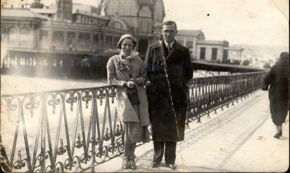 Mes parents André et Ella, Nice 1935