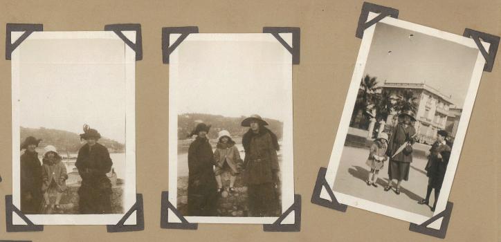 Josette et Maurice, leur maman Gabrielle et ??