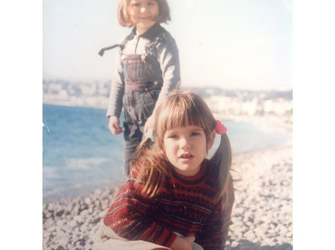 Camille et Mathilde en 1995