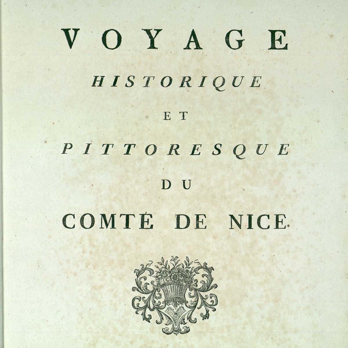 Jean-François ALBANIS BEAUMONT, Côte de Nice depuis Magnan, Extrait de Voyage pittoresque, 1787, Nice, Bibliothèque du Chevalier de Cessole