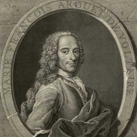 Marie Francois Arouet de Voltaire, dans Recueil. Collection de Vinck. Un siècle d'histoire de France par l'estampe, 1770-1870, Vol. 24 (pièces 4079-4198), Paris, Bibliothèque nationale de France