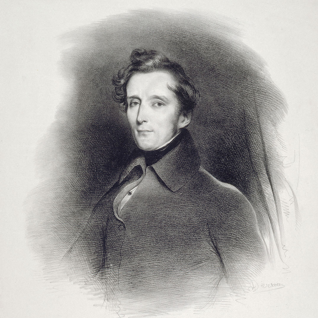 Achille DEVERIA, dessinateur-lithographe, Charles MOTTE, imprimeur-lithographe, éditeur, Portrait d'Alphonse de Lamartine, 1830, Paris, G.13055, Musée Carnavalet, Histoire de Paris